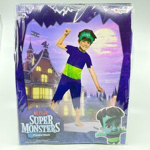 Toddler Boys Super Monsters Frankie Mash Jumpsuit Halloween Costume Medium 3T-4